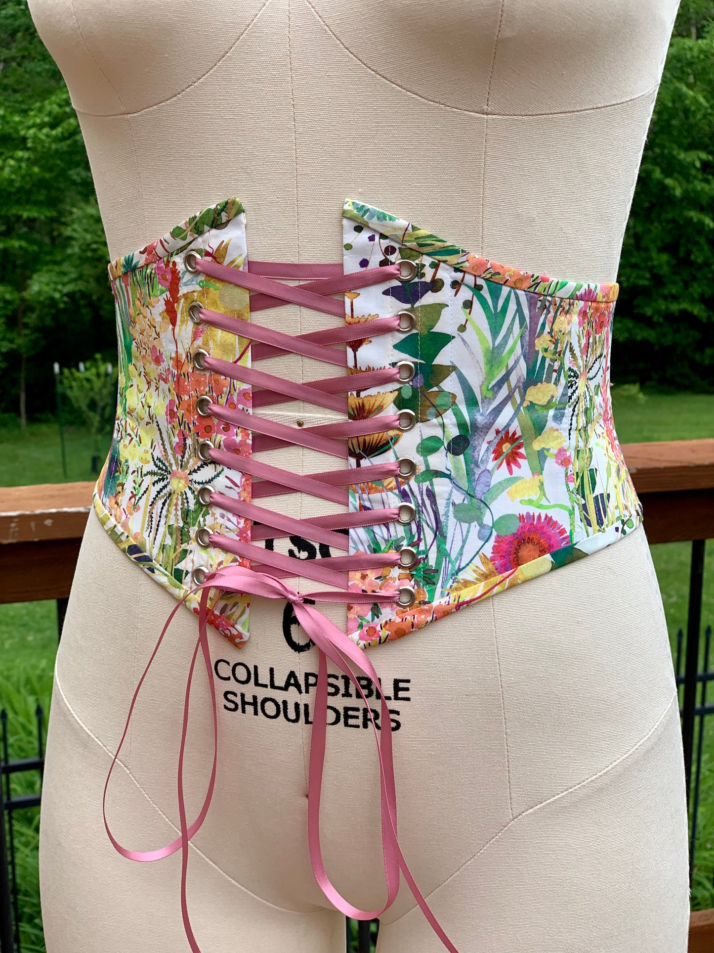 Floral Garden Corset Waist Belt - Available in 12 different sizes